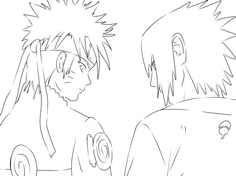 Naruto And Sasuke Linear By Artmangaka On Deviantart