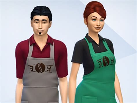 Mod The Sims Barista Outfit