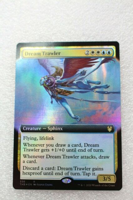 Mtg Magic The Gathering Dream Trawler Extended Art Theros Beyond Death