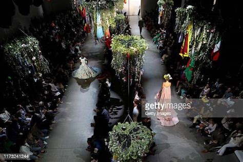 An Aerial View Of The Prabal Gurung Fashion Show During New York