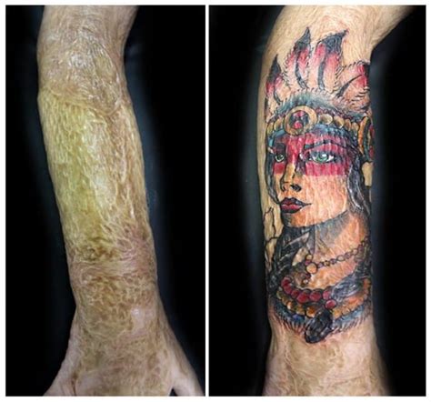 This can make them tricky to tattoo. This Tattoo Artist Helps Abuse Survivors Love Their Scars