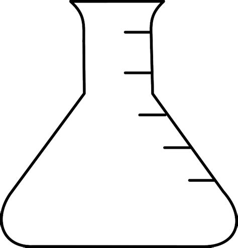 Science Beaker Coloring Pages