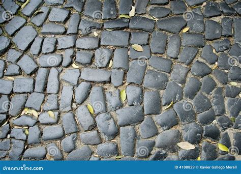 Cobblestone Stock Image Image Of Stone Tiled Street 4108829