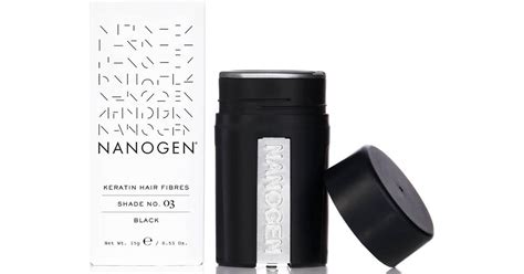 The nanogen hair thickening fibres are available in a range of colours and shades to ensure that you can find the perfect match for your hair. Nanogen Keratin Hair Fibres #03 Black 15g • Se priser hos os