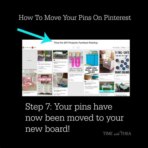 How To Move Your Pins On Pinterest Time With Thea Pinterest For