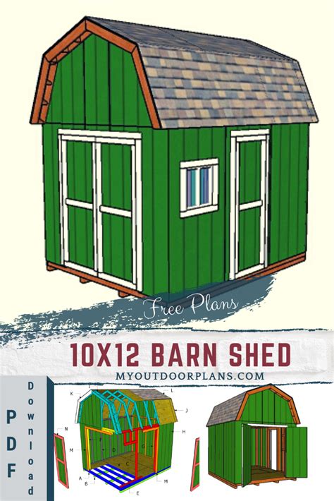 This Tutorial Is About How To Build A 10x12 Barn Shed With A Gambrel
