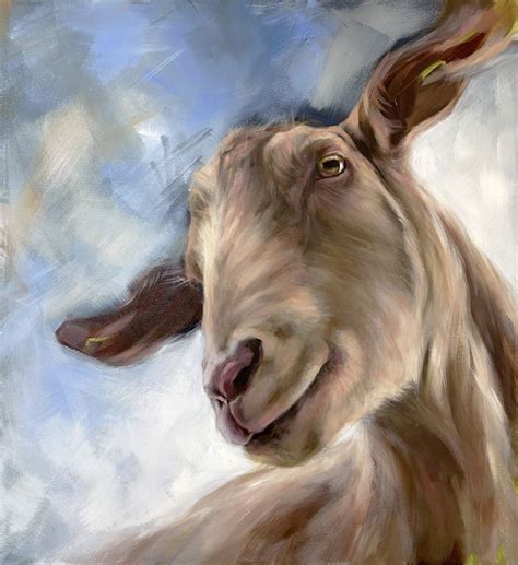 Aimée Rolin Hoover Goat Paintings Animal Paintings Sheep Paintings