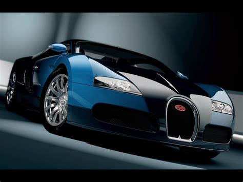 Bugatti Veyron Blue Cool Car Wallpapers