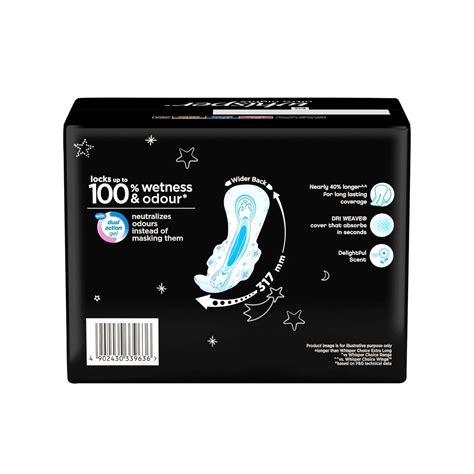 Buy Whisper Ultra Night Sanitary Pads Xl Plus 44 Pads Online And Get
