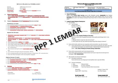 Download rpp kurikulum 2013 kelas 9 (ix) smp/mts semua mata pelajaran edisi revisi terbaru. Contoh Perangkat Pembelajaran Daring - Guru Paud