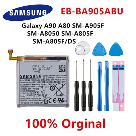♚∋ Samsung Orginal Eb Ba905abu 3700mah Battery For Samsung Galaxy A90
