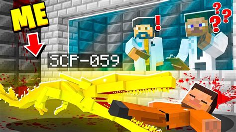 I Became Gold Scp 059 In Minecraft Minecraft Trolling Video Youtube