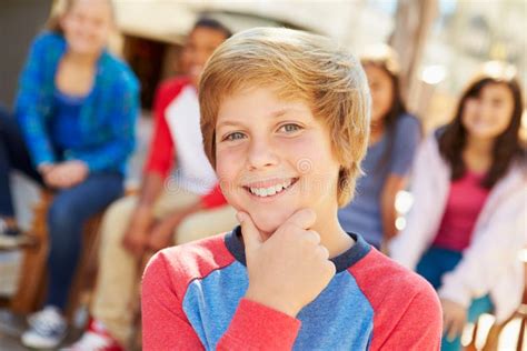 Portrait Multicultural Children Posing Hanging Out Stock Photos Free