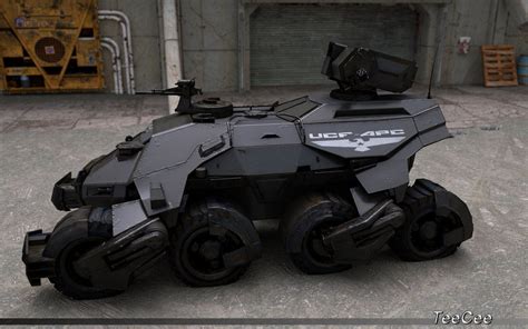 Ucf Apc Futuristic Cars Armored Vehicles Vehicles