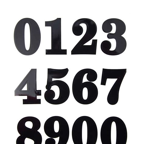 This Bold Case Black Numbers Stickers Is Perfect Use For Party Favors