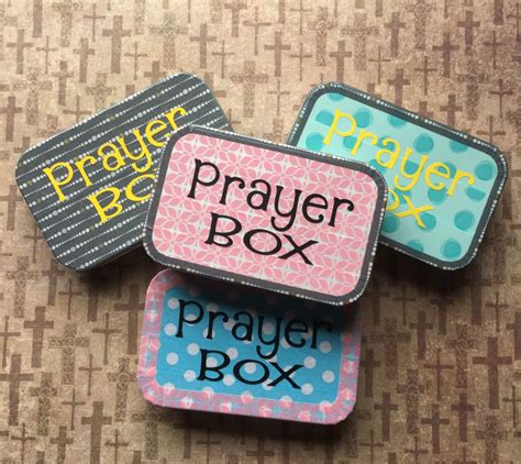 Prayer Box With Prayer Poem And Inserts Etsy