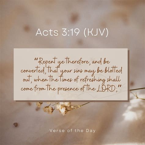 Verse Of The Day Acts 319 21