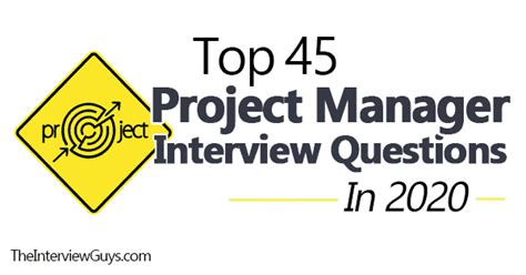 Top 45 Project Manager Interview Questions For 2020