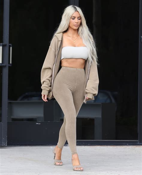 kim kardashian wore 9 yeezy outfits in a day — giving a sneak peek at kanye s season 6 collection