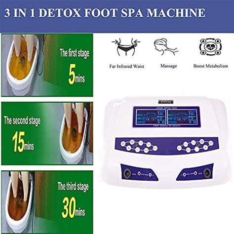 Dual Ionic Detox Foot Bath Machine Digital Lcd Display Ionic Ion Spa