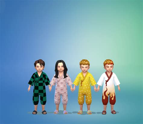 Snowy Escape Toddler Onsie Recolor Demon Slayer The Sims Game