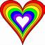 Rainbow Hearts Png