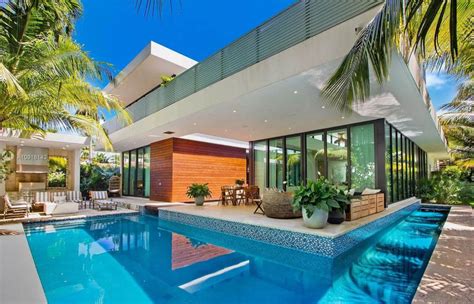 639 Million Stunning Modern Home In Miami Beach For Sale