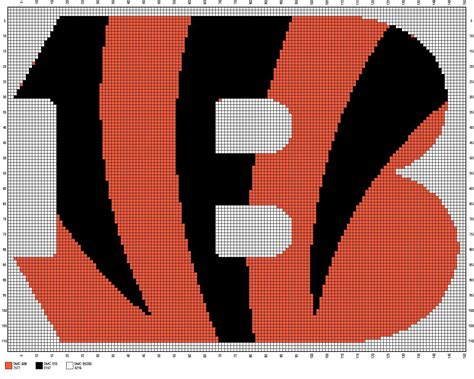 See more ideas about cross stitch, stitch, cross stitch patterns. Cincinnati+Bengals+football+logo+cross+stitch+pattern+in ...