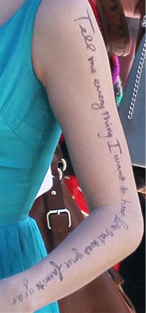 It's actually very complex in this busy life to listen news on tv, therefore i just use internet for that reason, and take the latest information. Taylor Swift s Tattoo ~ info