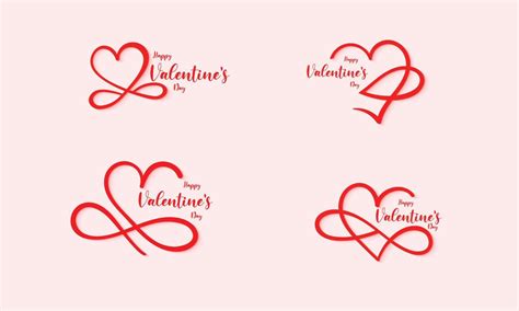Valentines Day Logo And Clip Art 4615663 Vector Art At Vecteezy
