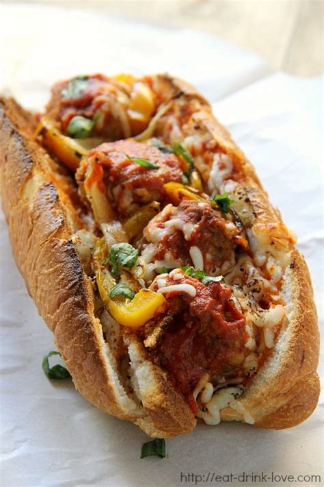 Easy Meatball Subs Eat Drink Love