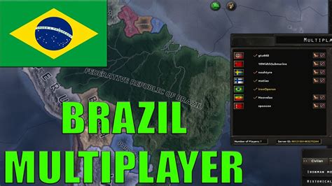 HOI4 Multiplayer Brazil Brazilian Empire Hearts Of Iron IV HOI4