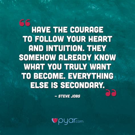 Follow Your Heart And Intuition Desire Love Passion Inspiration