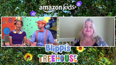 Exclusive Blippi Interview With Meekah About Blippis Treehouse Youtube
