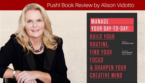 Book Review Manage Your Day To Day Jocelyn K Glei Push