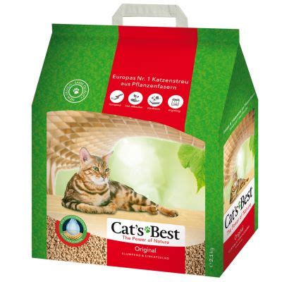 World's best cat litter scoopable multiple cat clumping formula. Cat's Best Öko Plus / Original Cat Litter at bitiba!