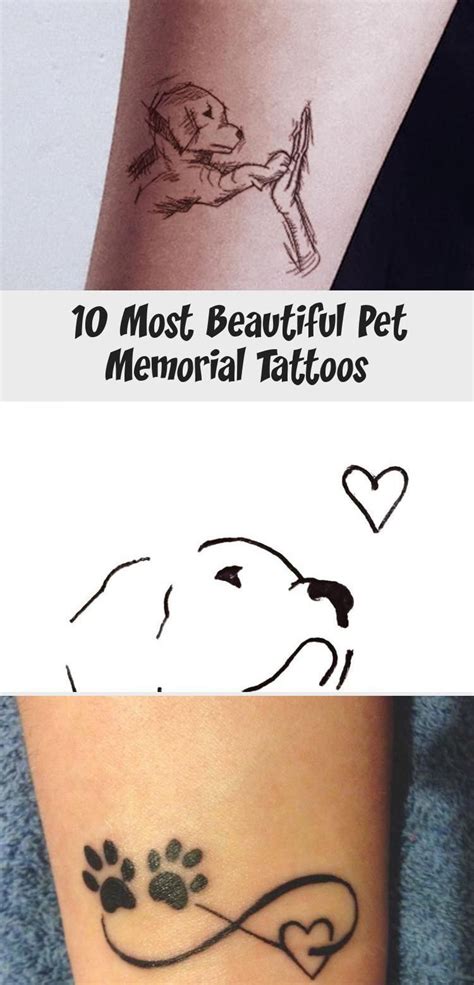 10 Most Beautiful Pet Memorial Tattoos Urns Dog Tattoos Kulturaupice