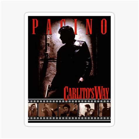 Carlitos Way Classic Old Movie Sticker For Sale By Esermagnus Redbubble