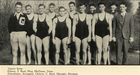 1934 35 Uo Swimming Team From The 1935 Oregana University Of Oregon