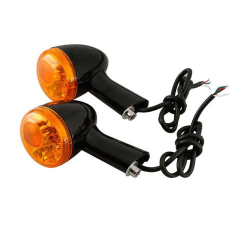 Motorcycle Amber Rear Led Turn Signal Lights Indicator For Harley Xl883
