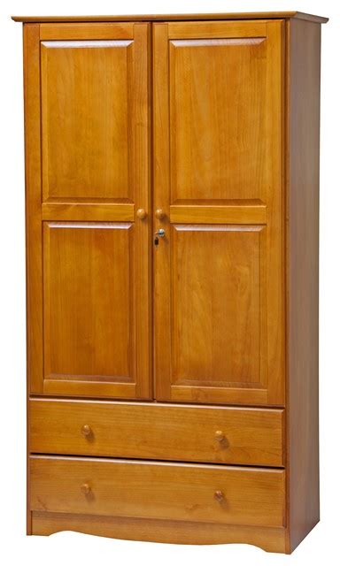 Find new armoires & wardrobes for your home at joss & main. 100% Solid Wood Smart Wardrobe/Armoire/Closet - Transitional - Armoires And Wardrobes - by ...