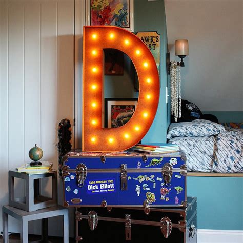 36 Letter D Lighted Vintage Marquee Letters Rustic Vintage Marquee
