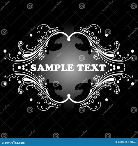 Vintage Calligraphy Banner Stock Vector Image Of Part 8483698
