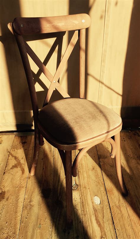 How sweet it is to see traditional caning make an appearance on a contemporary cabinet. Cross back banquet chair | Chair, Dining chairs, Decor