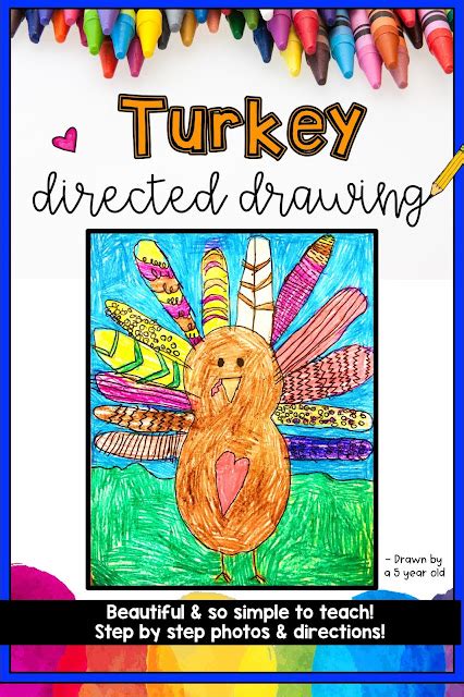 Howywood Kindergarten Turkey Directed Drawing