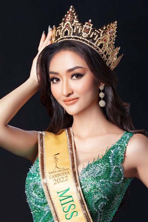 Beauté Le Cambodge Obtient La 5e Place Au Concours Miss Grand International 2022
