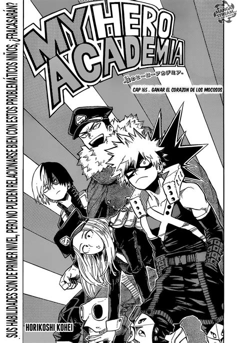 Boku No Hero Academia 165 Manga Online Submangaonline Leer Manga Dibujos Anime Manga