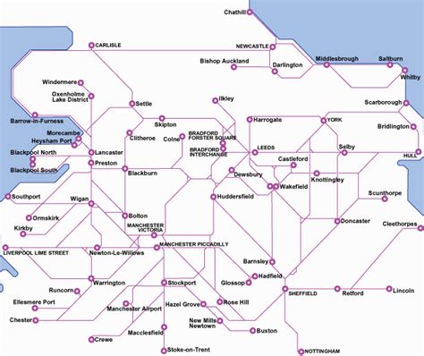 Northern Trains Rail Maps