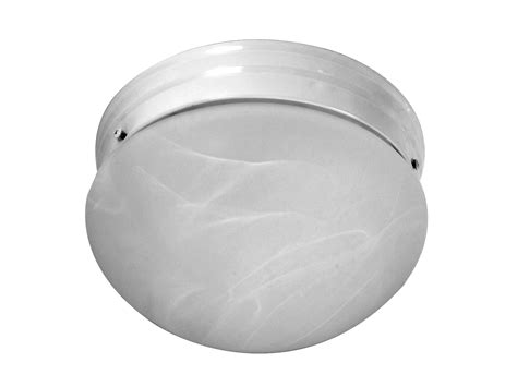 Nicor Lighting 9 5 Inch Alabaster Glass Globe Flush Mount Ceiling Fixture White 31006 113wh