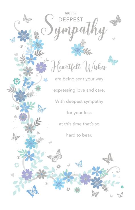 Sympathy cards are used for encouragement, comfort, and. Heartfelt Wishes Sympathy Cards - EXPRESSING Love And CARE ...